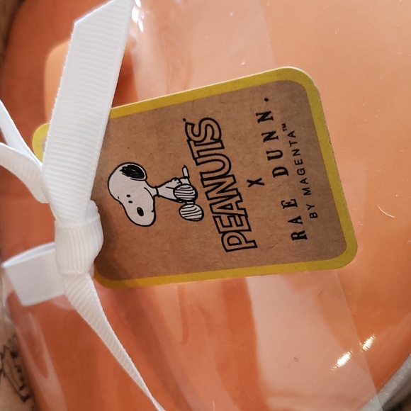 Rae Dunn Fall themed Peanuts Harvest Brie Baker and Cheese Knife set NWT - Picture 4 of 5